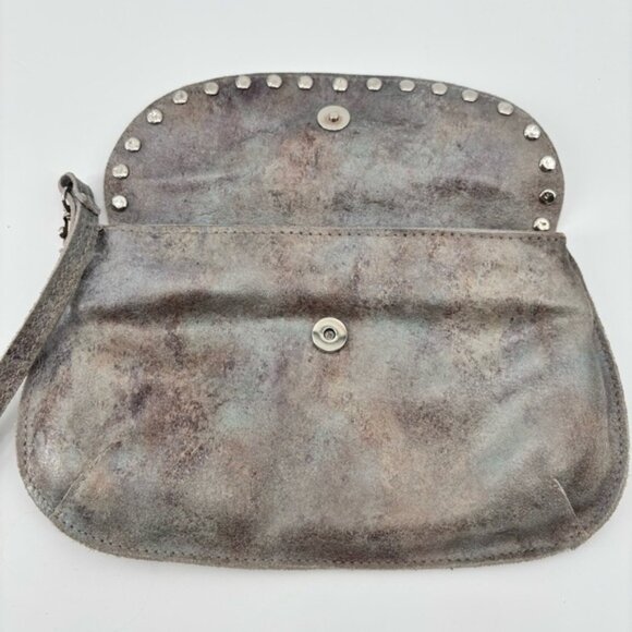 Officina Origi made in Italy Leather Pouch Wristlet - Picture 5 of 8